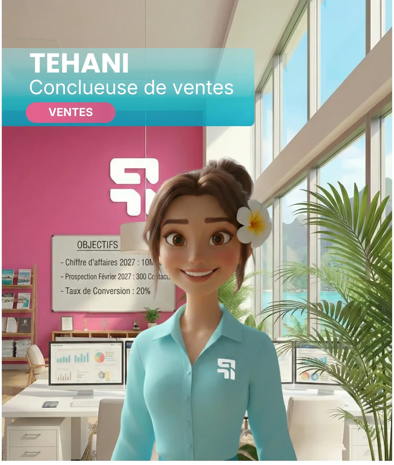 Tehani — Conclueuse de ventes